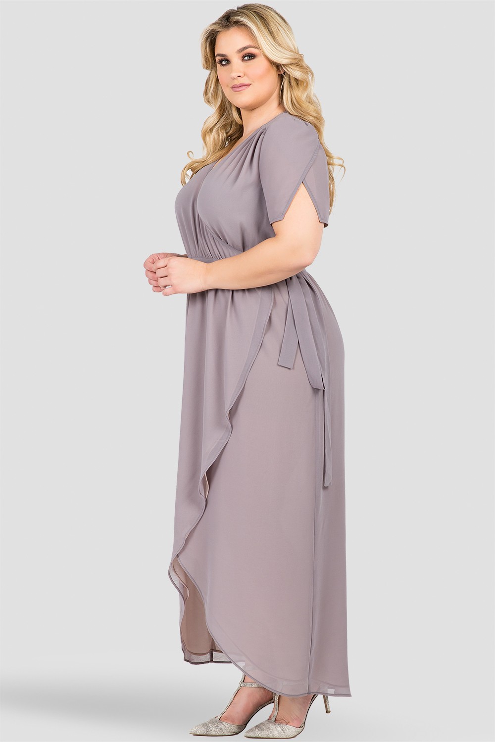 plus size short sleeve maxi dresses